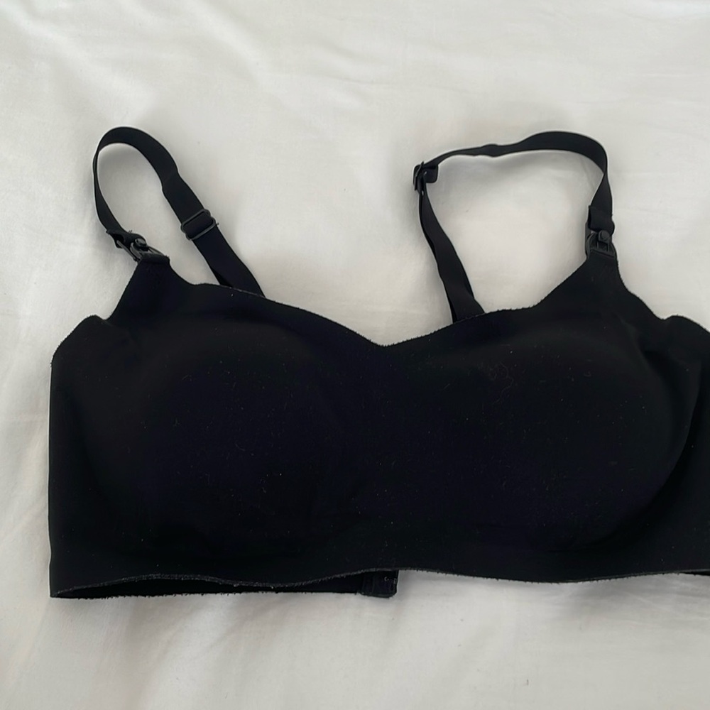 Kindred Bravely snap open, smooth Maternity & Nursing Bra - Black size M
